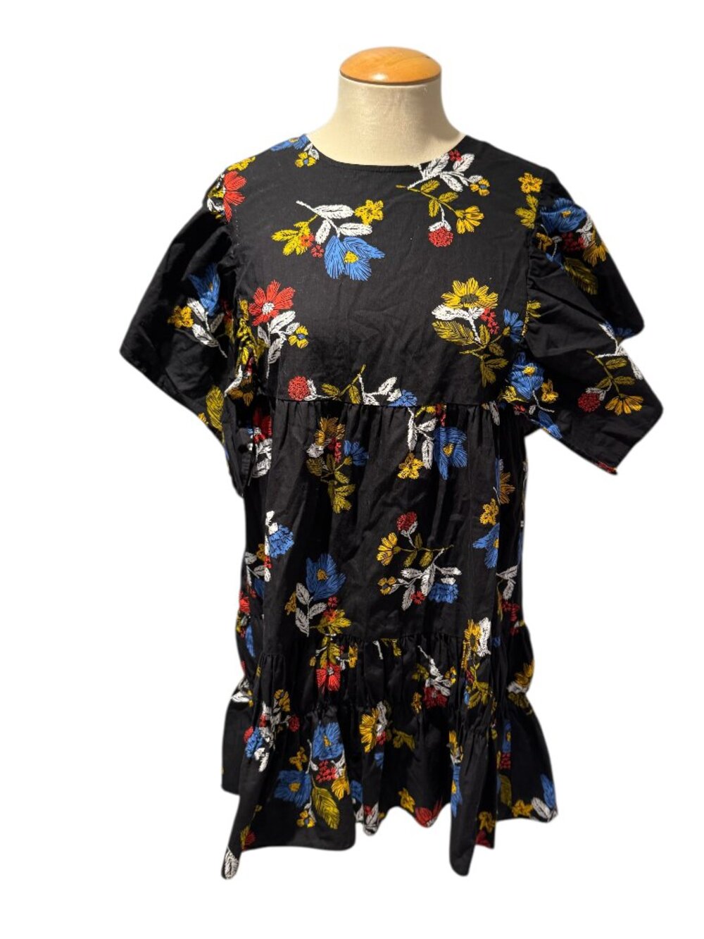 ZARA dress with floral accents - XS